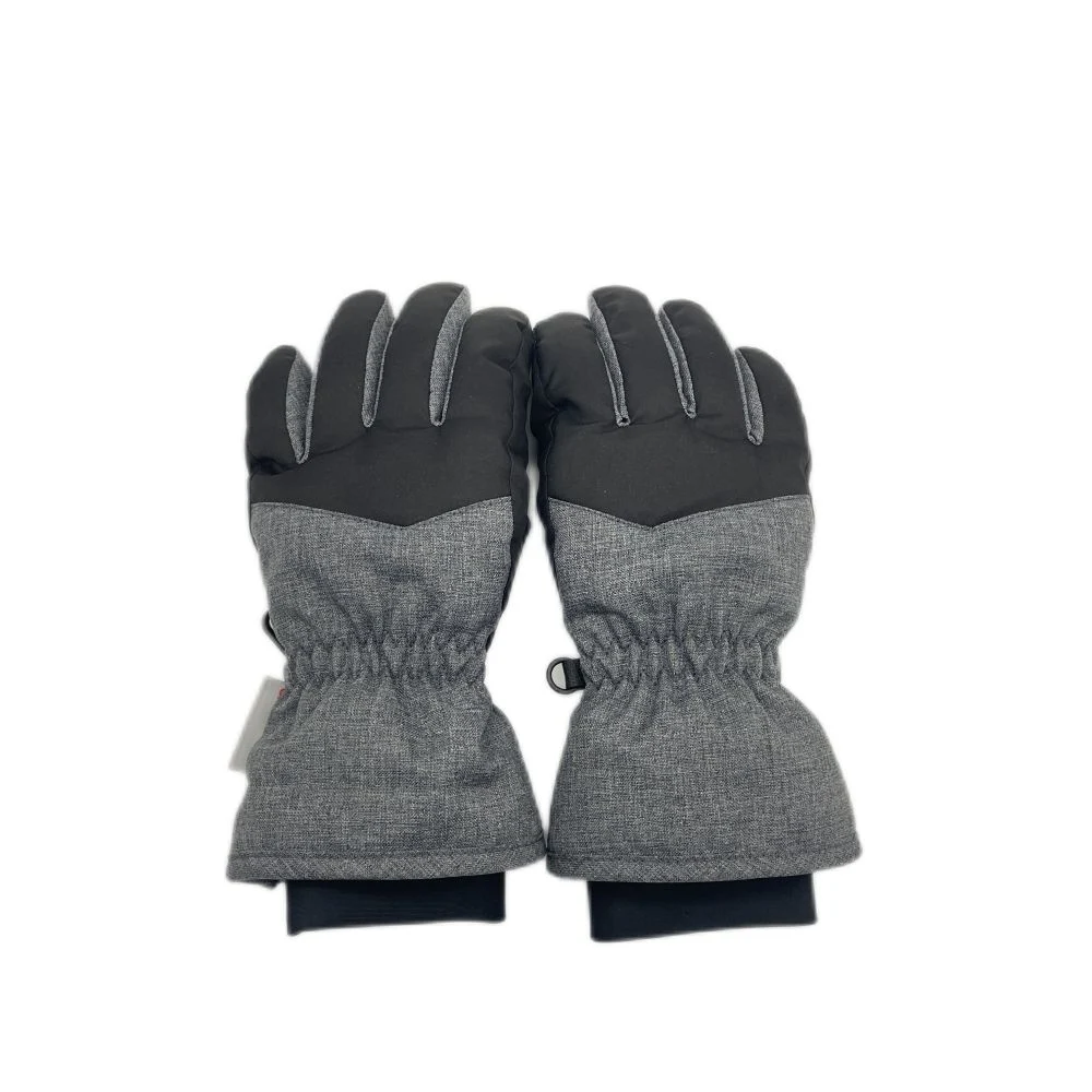 Boys Water Proof Wind Proof Outdoor Sports Ski Gloves with Anti-Slip PU Leather and 3m Thinsulate Padding and Print