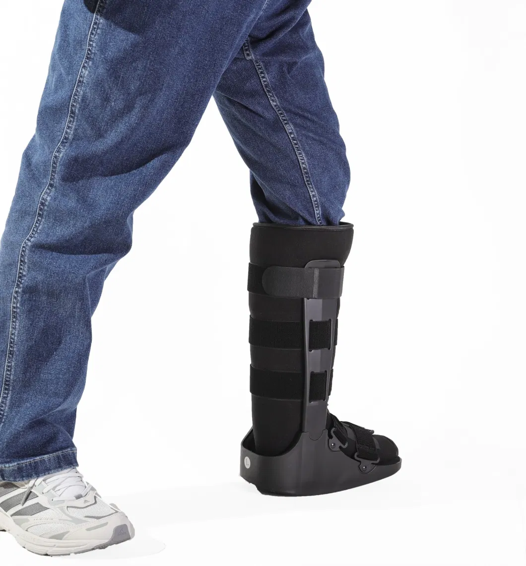 Long Type Black Fracture Ankle Support Without Airbag Walker Boot