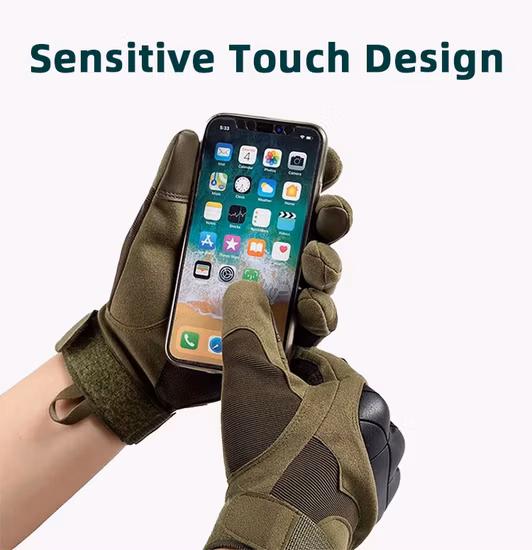 Winter Outdoor Hunting Motorcycle Touch Screen Hiking Full Half Finger Combat Tactical Gloves