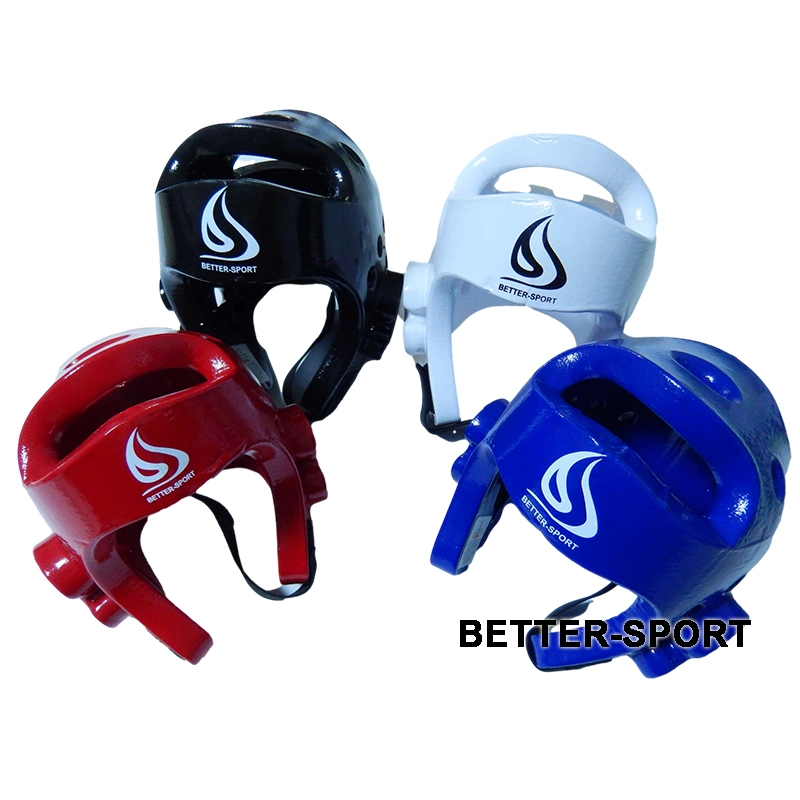 Colorful Red Blue Dipped Foam Martial Arts Sports Tkd Kickboxing Martial Arts Head Guard Protector