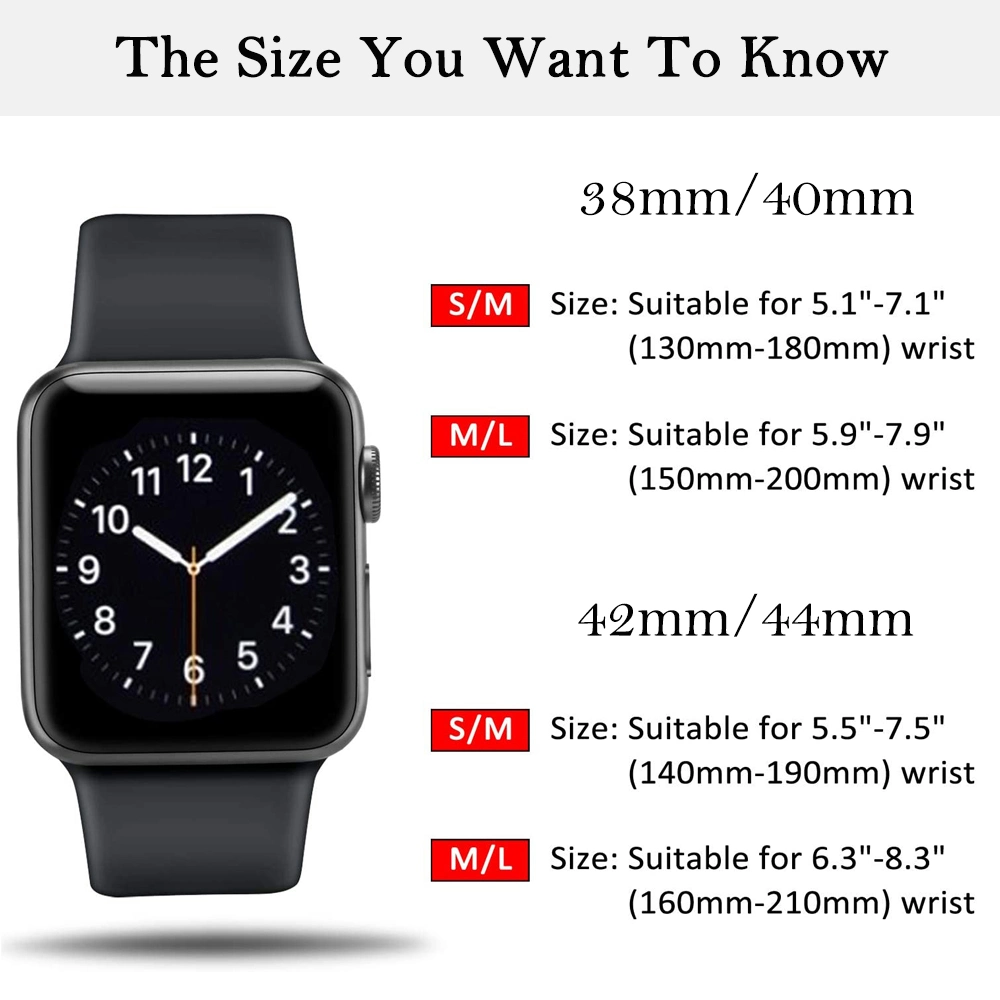 2021 New Wholesale Watch Strap Silicone Sport Smart Watch Band Accessories Multi-Color for Apple Watch
