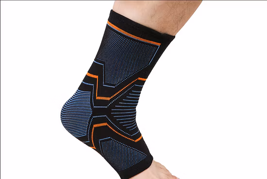 Weaving Breathable Compression Warm Keeping Ankle Support for Outdoor Sports