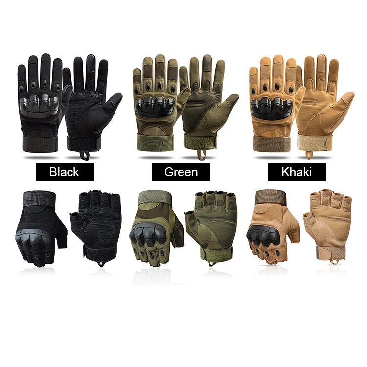 Winter Outdoor Hunting Motorcycle Touch Screen Hiking Full Half Finger Combat Tactical Gloves