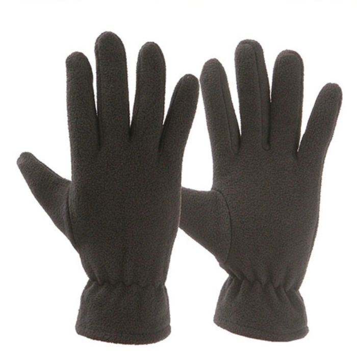 Popular Outdoor Ski Sports Cheap Thermal Warm Polar Fleece Gloves for Cold Winter