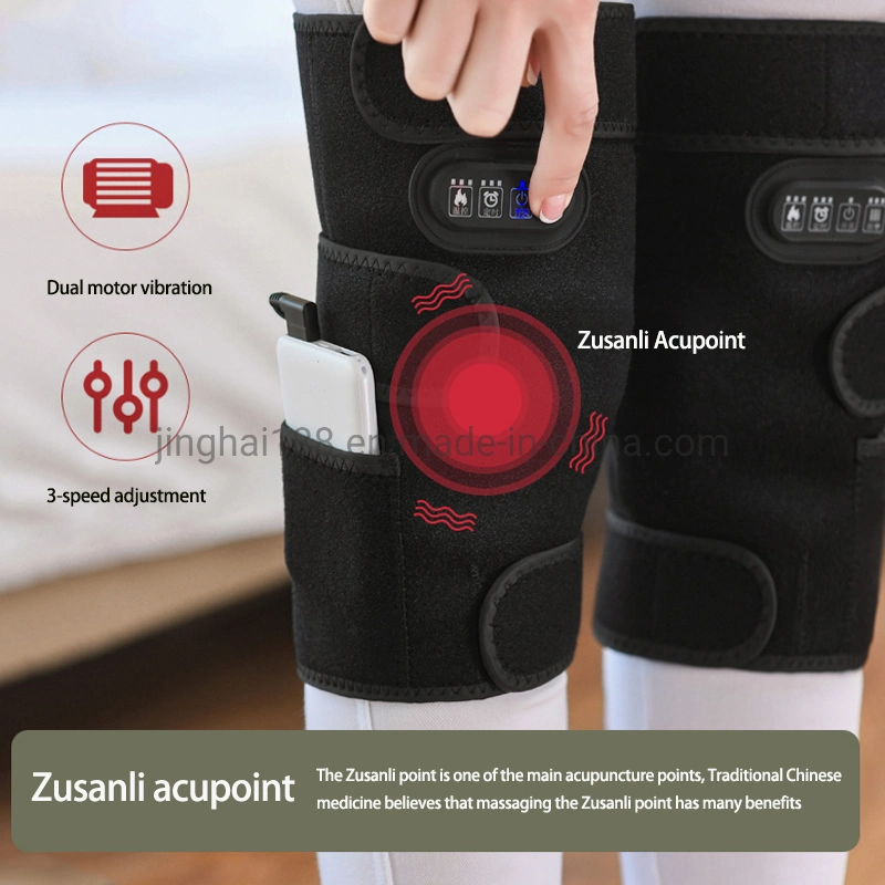 Intelligent 5V Electric Heating Massage Knee Pad, USB Interface, 20*26cm