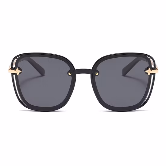 Ready Goods Tr90 Designer Retro Metal Star Temples Women Sunglasses