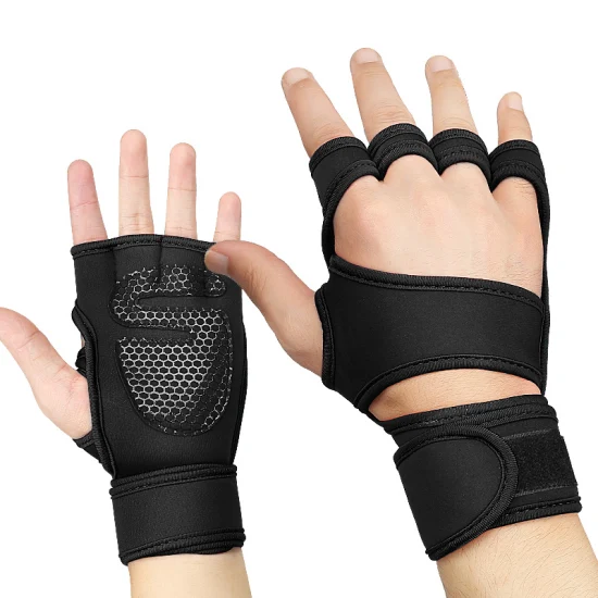 Fitness Men′s Half Finger Breathable Women′s Outdoor Equipment Training Wear