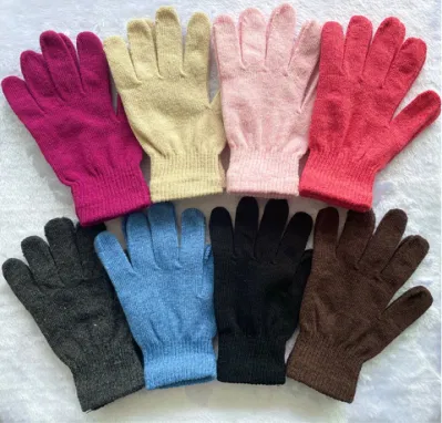 Basic Warm Winter Magic Knit Work Gloves, Touch Screen Cheap Low Price, Working