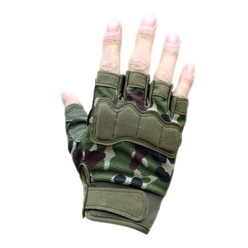 Camo Arm Y Green High Quality Safety Hard Knuckles Sports Fitness Uniform Motocross Tactical Gloves