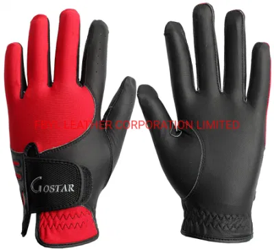 Fashion Outdoor Sport Golf Gloves Made with PU (JYG