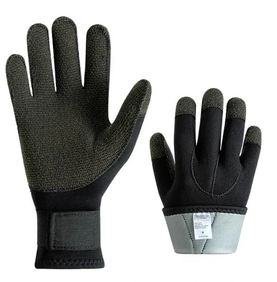 Diving Snorkeling Paddling Neoprene Five Finger Warm Wetsuit Winter Water Gloves