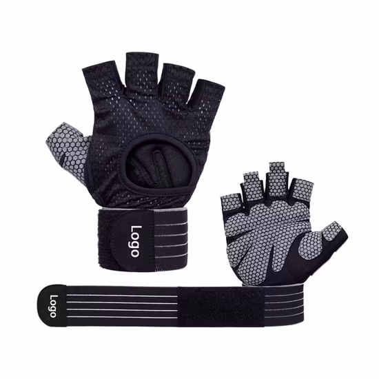 Men & Women Cross Training Gloves with Wrist Support for Fitness, Weightlifting, Gym Workout & Powerlifting Silicone Padding, No Calluses Bl16807