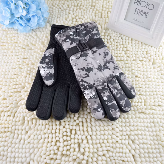Custom Outdoor Sport Waterproof Winter Warm Adult Ski Riding Gloves
